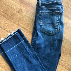 American Eagle Hi-Rise Crop Flare Jean